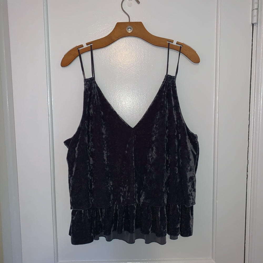 Aerie Crushed Velvet Top